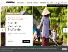 Tablet Screenshot of kuoni.fr