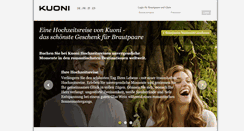 Desktop Screenshot of hochzeitsreise.kuoni.ch